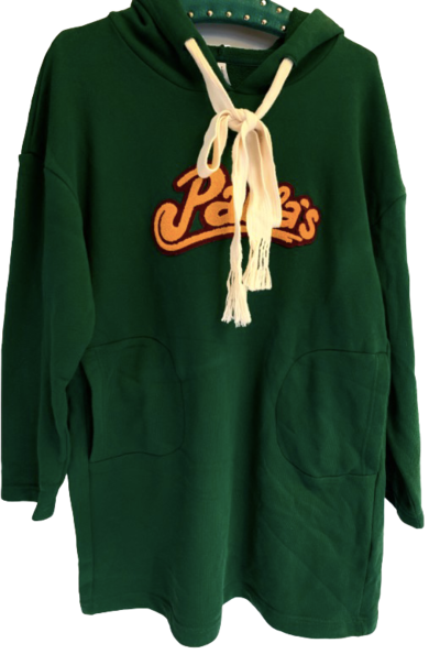 Hooded long top
