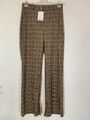 Wool flare pants
