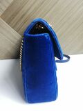 Quilted Velvet Marmont Bag