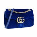 Quilted Velvet Marmont Bag