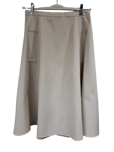 Cotton Knee-lengh Skirt