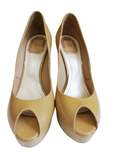 Patent Open toe Shoes