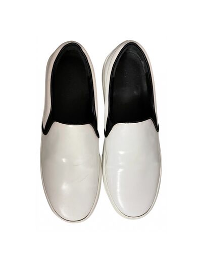 Patent slip-on sneakers