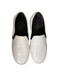 Patent slip-on sneakers