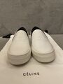 Patent slip-on sneakers