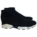 Cotton laceless sneakers