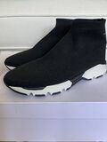 Cotton laceless sneakers
