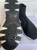 Cotton laceless sneakers