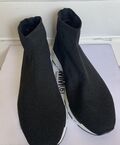 Cotton laceless sneakers