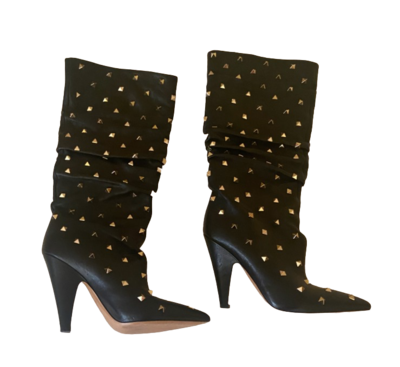 Leather boots