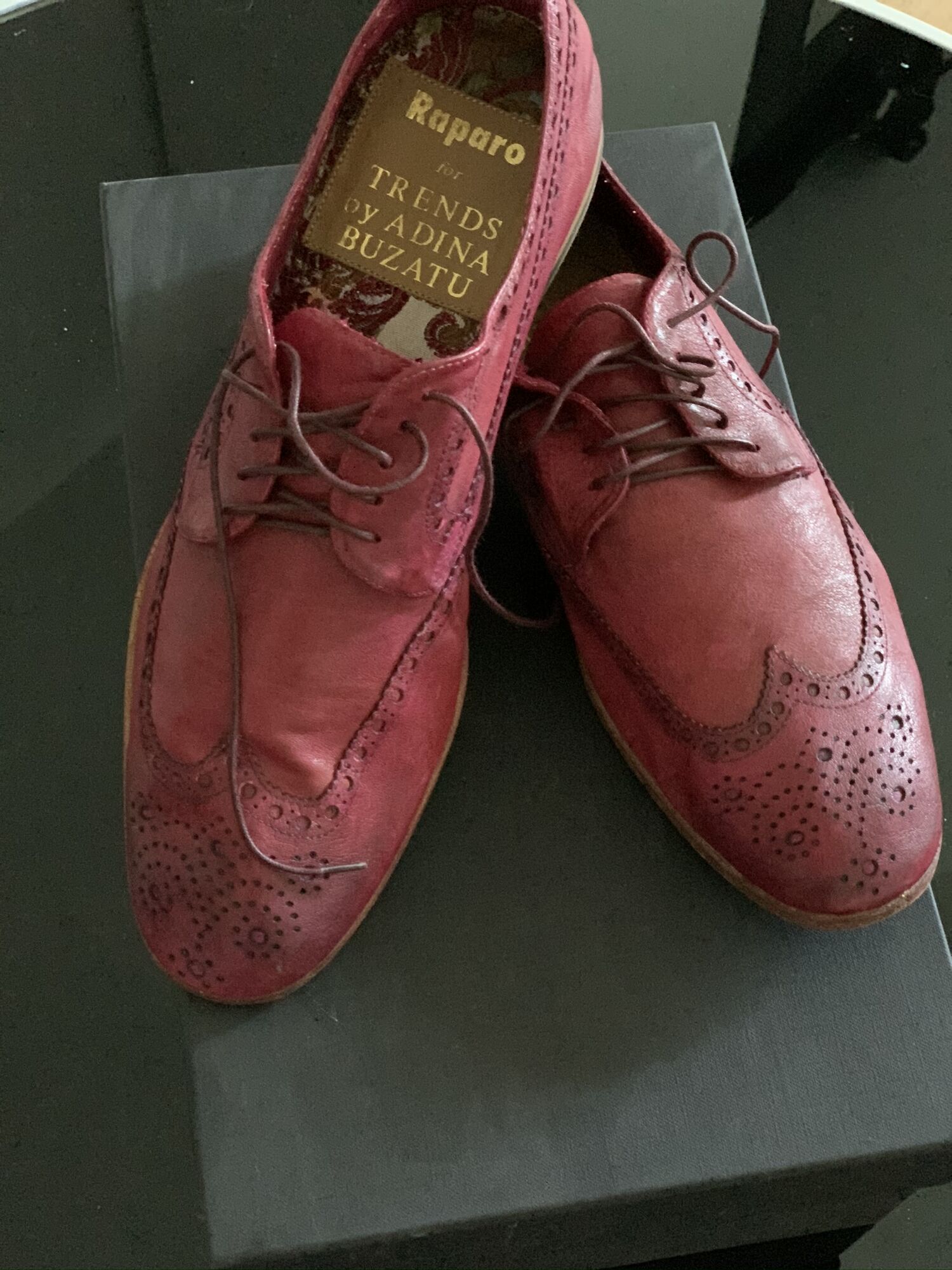 Leather Loafer Shoes Raparo 41 buy pre owned at 50 EUR