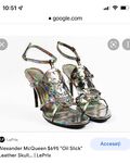 Leather High heels Sandals