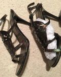 Leather High heels Sandals