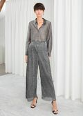 Pleated pants