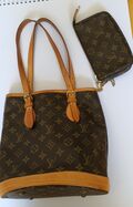 Leather Bucket Handbag