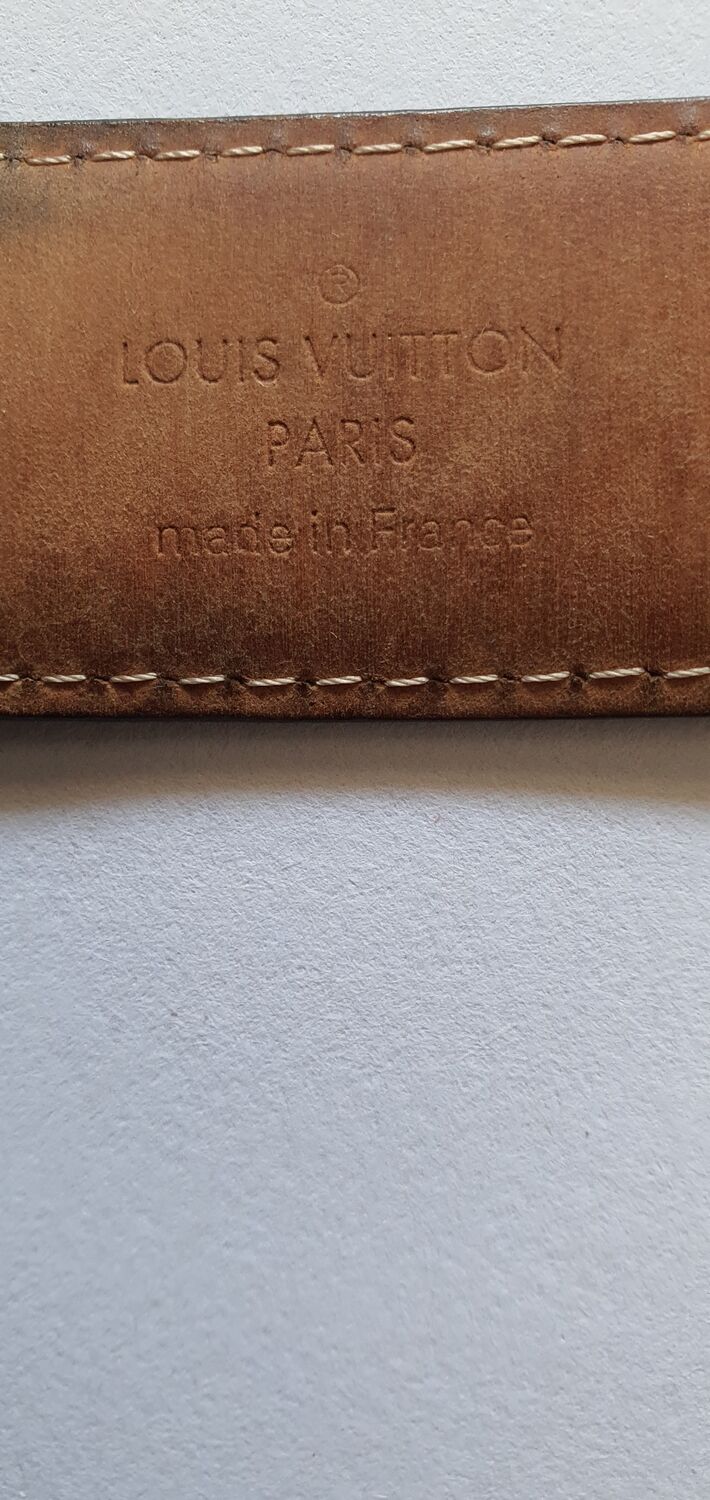 louis vuitton paris belt real vs fake