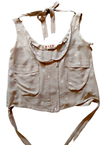 Silk Sleeveless Top