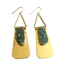 Exagerated Golden Earrings