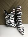 Zebra Slouch Boots