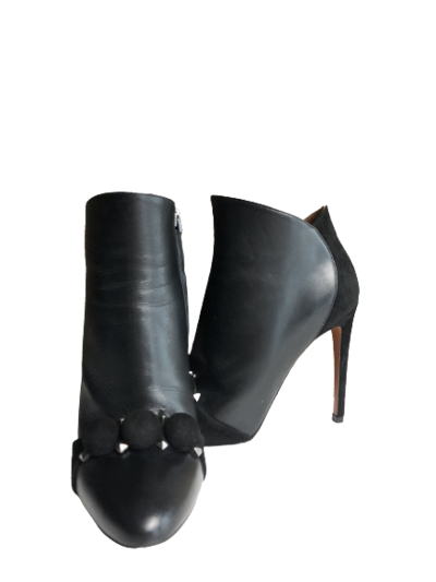 Leather ankle boots