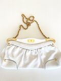 Croc leather handbag