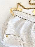 Croc leather handbag