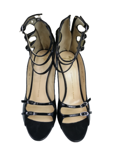 Leather High heel Sandals