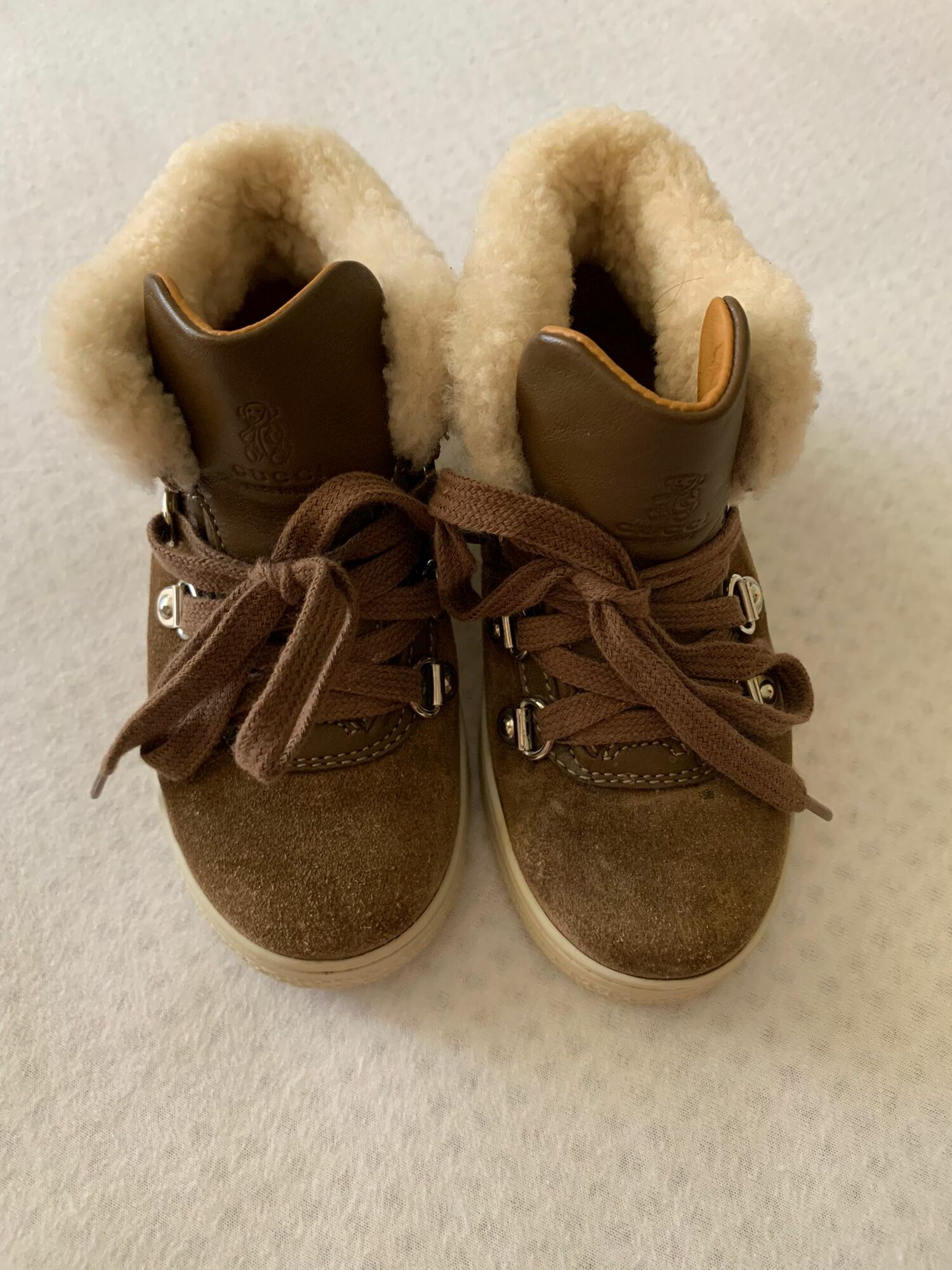 Leather Boots for boys Gucci IT 24 buy pre owned at 150 EUR