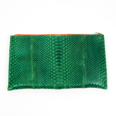 Exotic leather Clutch