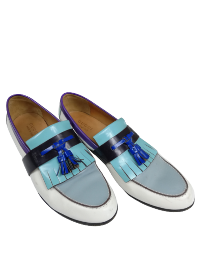 Leather Loafers Gucci 44, buy preowned at 90 EUR