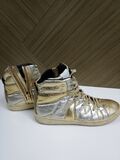 Leather High-top Sneakers