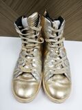 Leather High-top Sneakers
