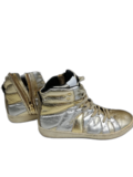 Leather High-top Sneakers