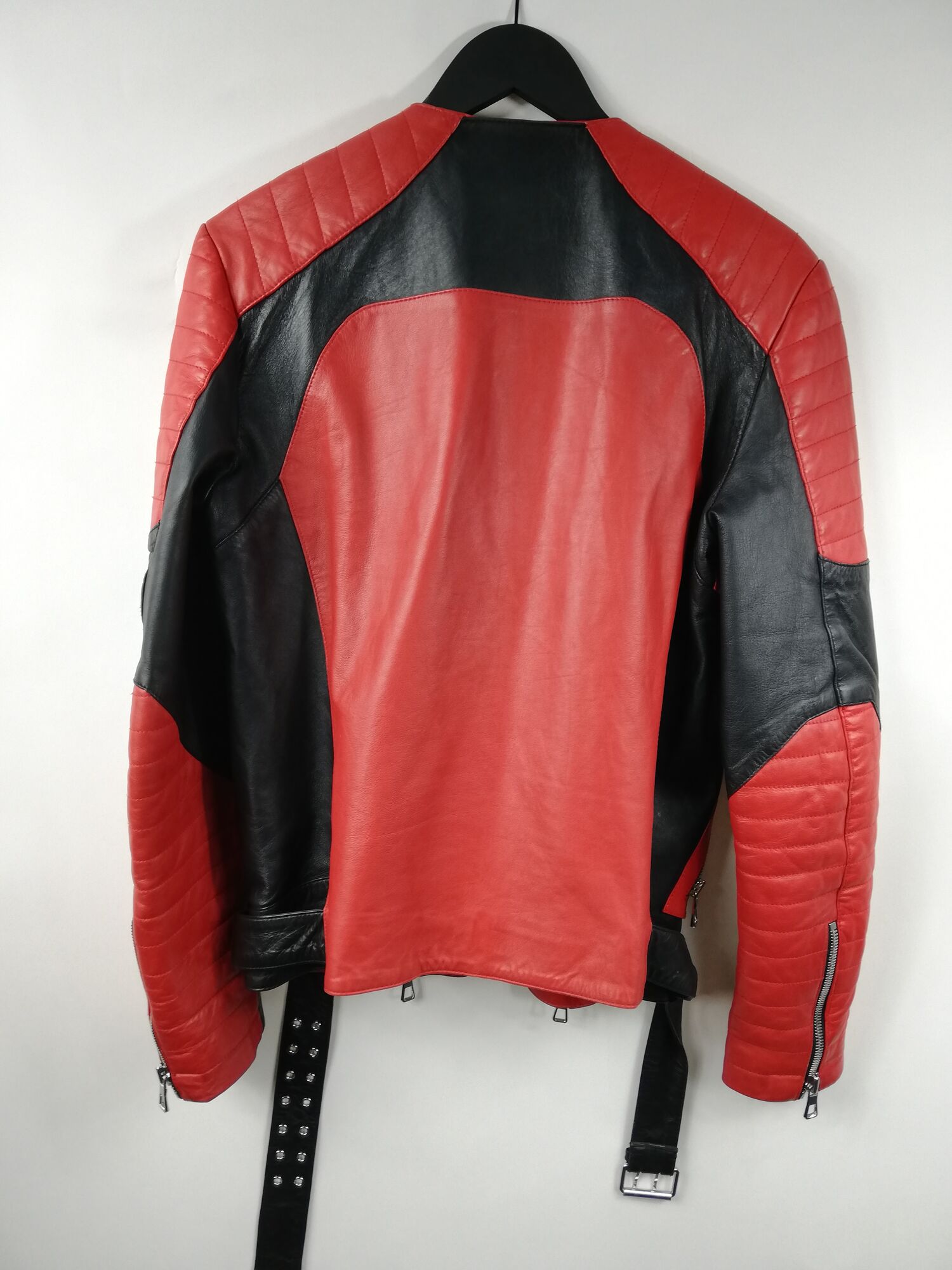 barmhjertighed korrelat Bonus Leather Jacket Balmain x H&M - IT 50, buy pre-owned at 170 EUR