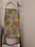 Floral-Print Crepe Flared Pants
