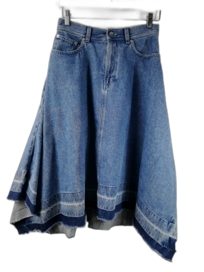 Denim Midi Skirt