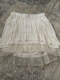 Silk mini skirt