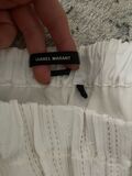 Silk mini skirt