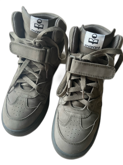 Suede High-Top Sneakers