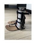 Suede gladiator sandals