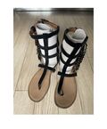 Suede gladiator sandals