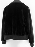 Faux-fur jacket