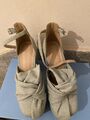 Cotton Wedge Shoes