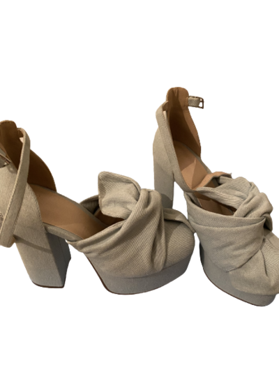 Cotton Wedge Shoes