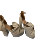 Cotton Wedge Shoes