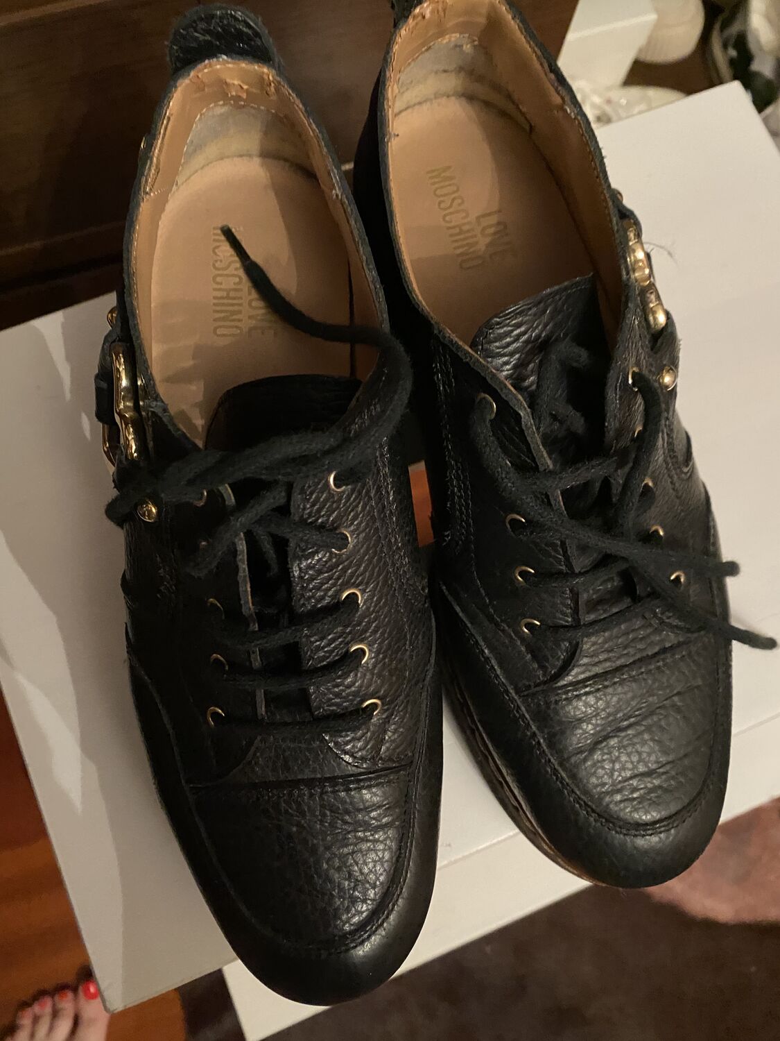 Moschino platform shoes on sale