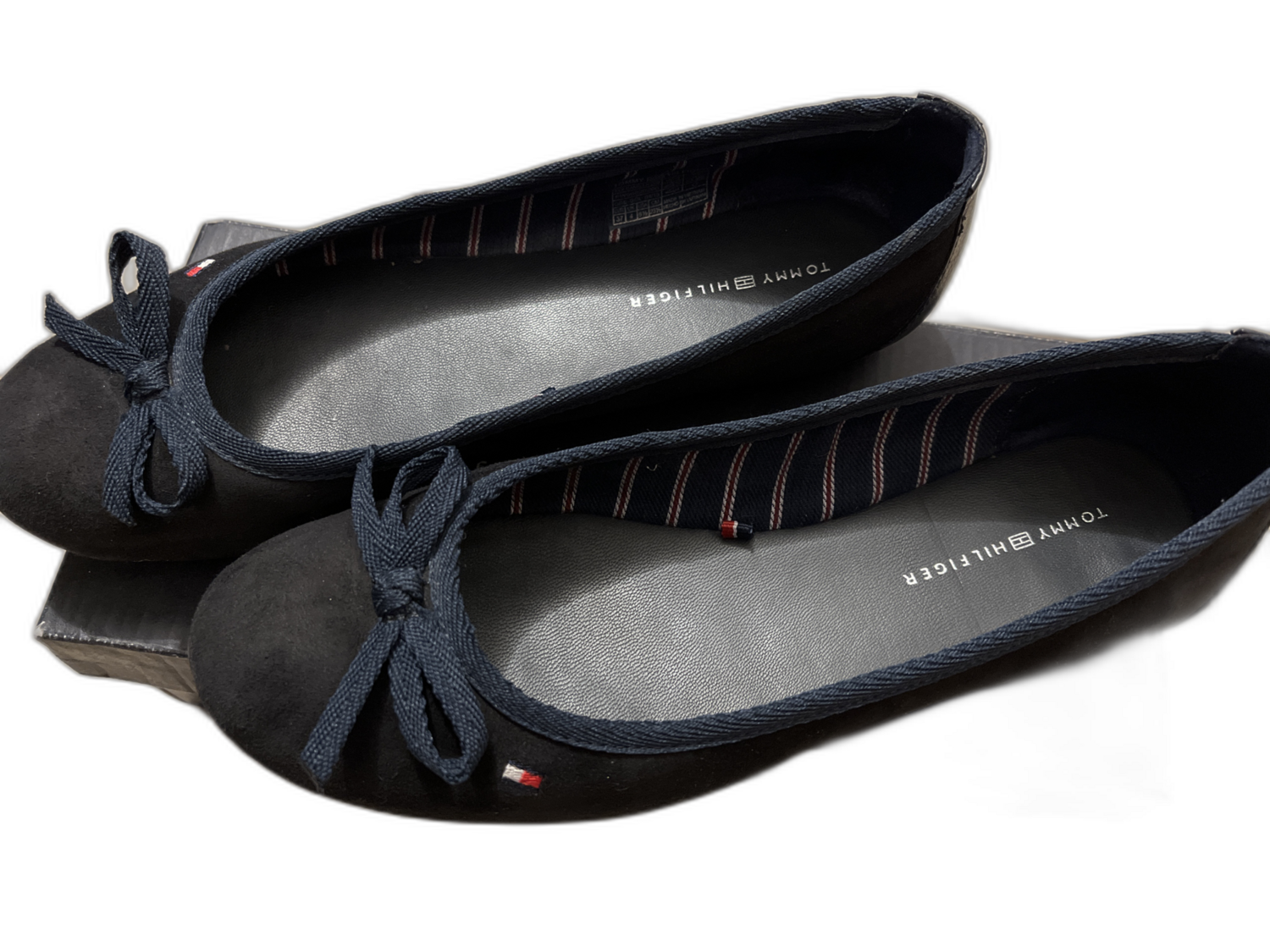 Leather flats Tommy Hilfiger - IT 37, buy pre-owned at 50 EUR