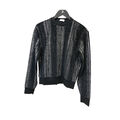 Black with silver details sweater