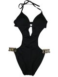 Black embellished swimsuit