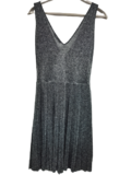 Silver pleated dress